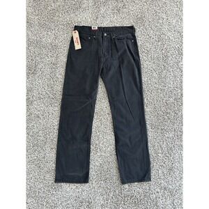 Levi's 514 Black Jeans Men's Regular Fit Straight Leg Stretch Denim  34x32 NWT